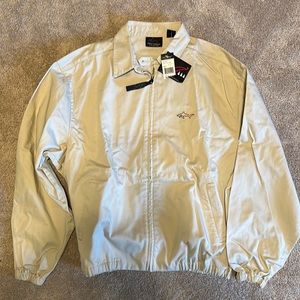 Greg Norman Men’s golf large tan jacket